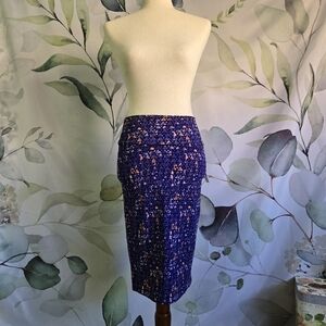 LULAROE | Cassie Pencil Skirt in Purple Triangles sz XS